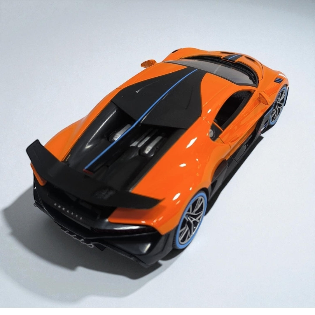 Bugatti Divo 1:18 Anaranjado – Hiperdeportivo de Edición Exclusiva