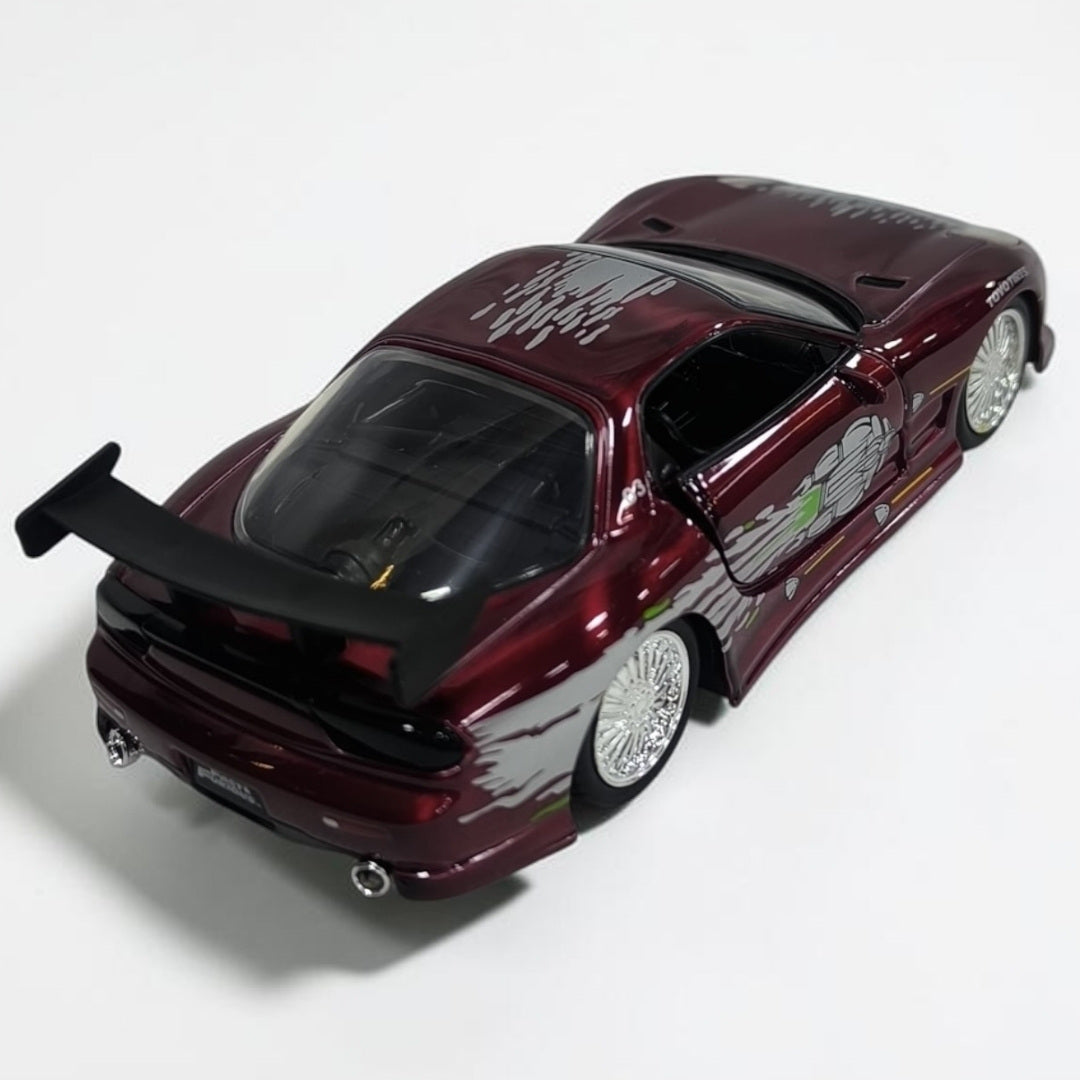 Mazda RX-7 Dom Rápidos y Furiosos 1:32 Jada | Auto a Escala de Colección