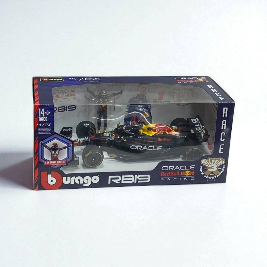 Red Bull RB19 #1 Max Verstappen 1:24 con Piloto – Auto F1 de Colección