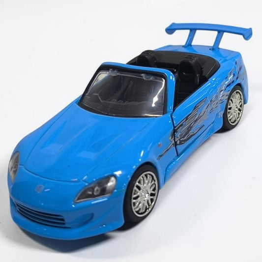 Honda S2000 2001 Azul Rápidos y Furiosos 1:32 Jada | Auto a Escala de Colección