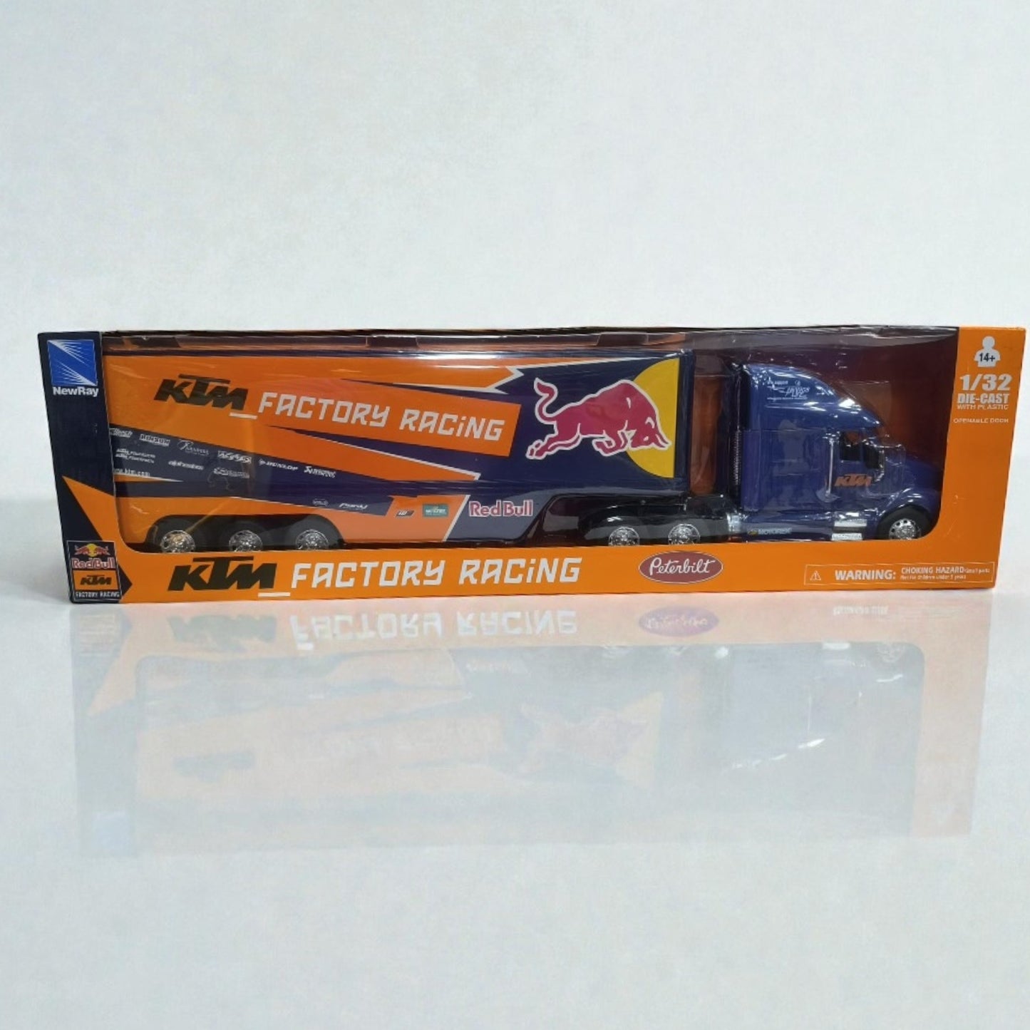 Peterbilt KTM Factory Racing Escala 1:32 – Camión Motorsport de Colección