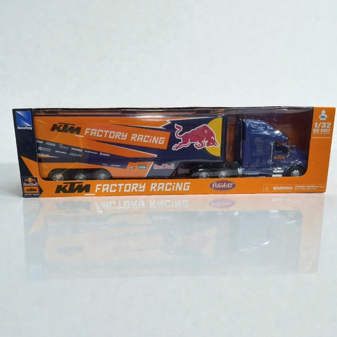 Peterbilt KTM Factory Racing Escala 1:32 – Camión Motorsport de Colección
