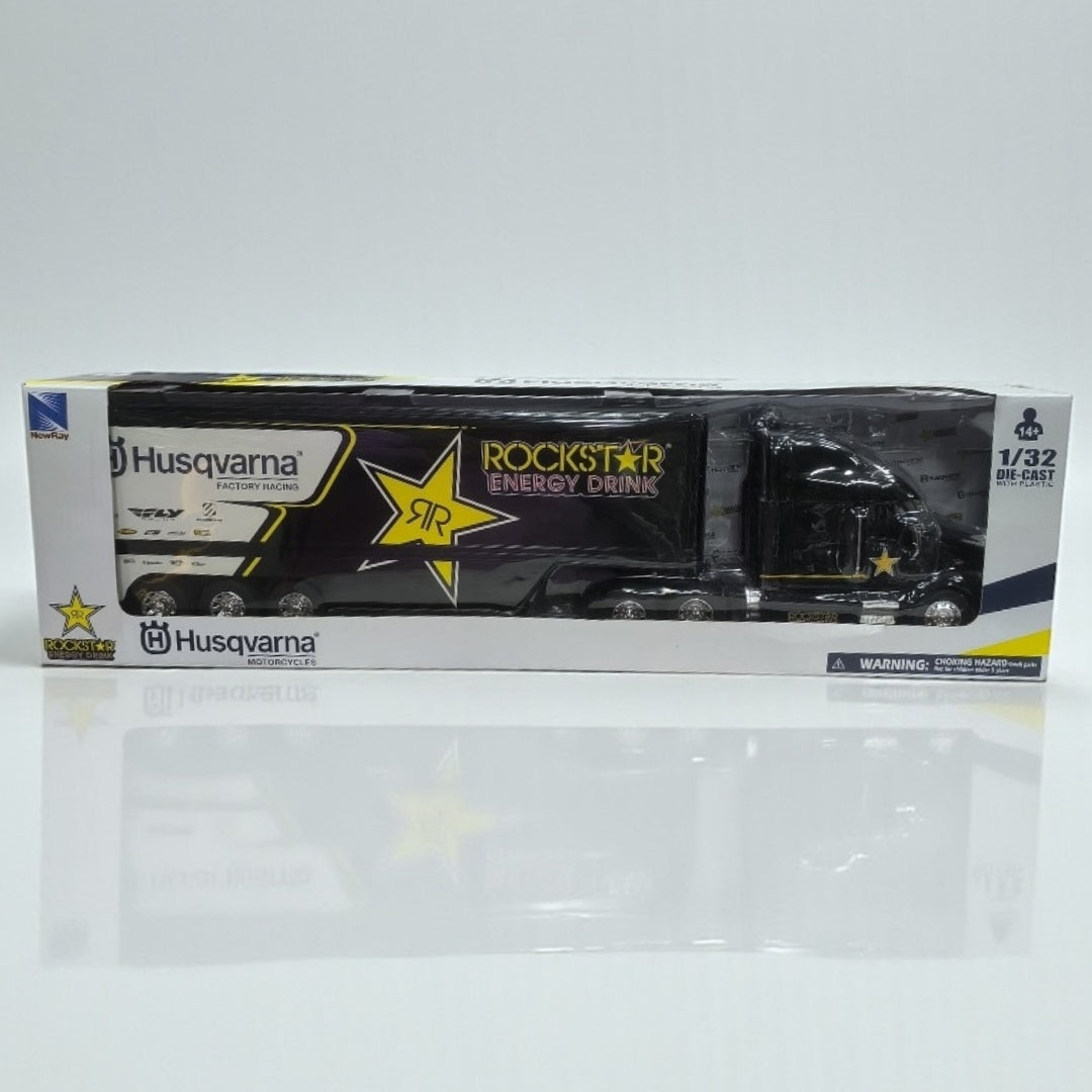 Peterbilt Husqvarna Factory Racing Escala 1:32 – Camión Motorsport de Colección