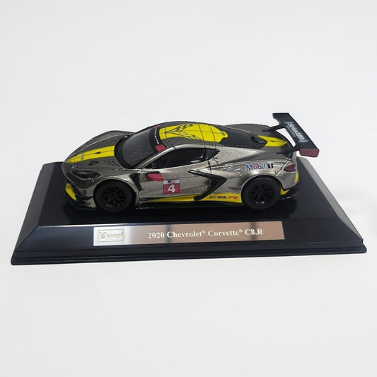 Chevrolet Corvette C8.R 2020 1:43 Bburago – Auto de Carrera de Colección