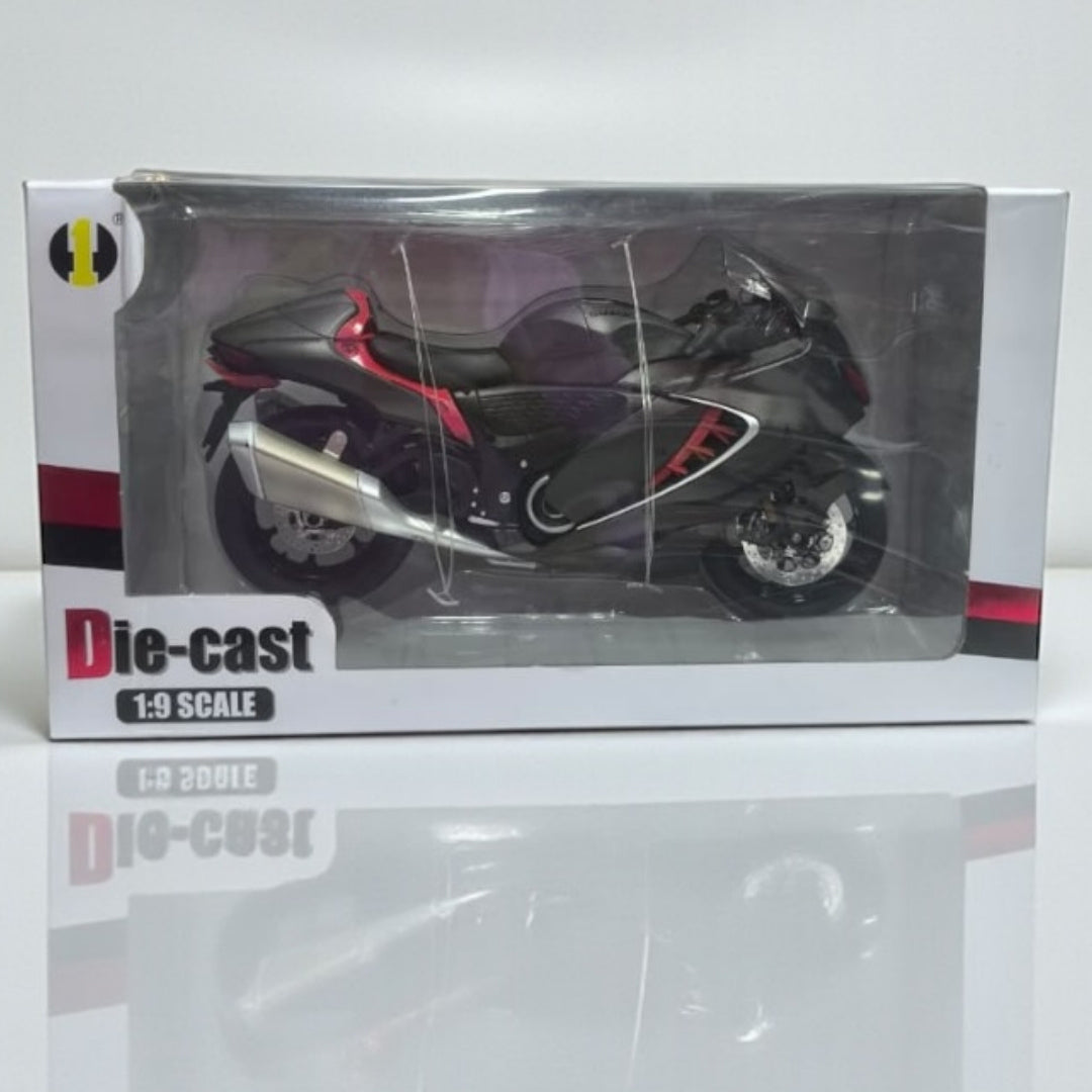 Suzuki Hayabusa Escala 1:9 – Moto Hiperdeportiva de Colección