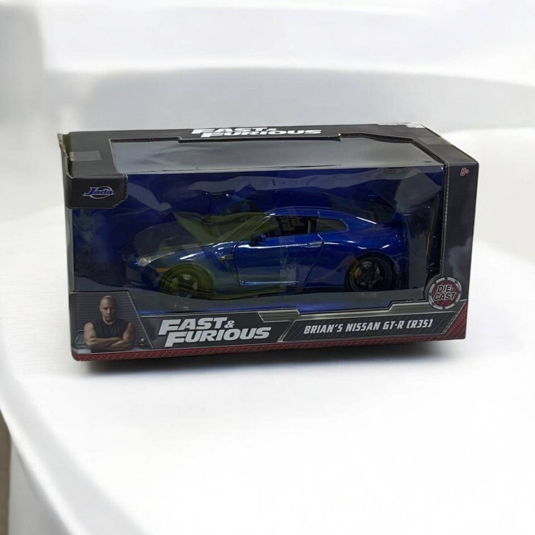 Brian's Nissan GT-R R35 1:24 – Modelo a Escala – Deportivo de Alto Rendimiento