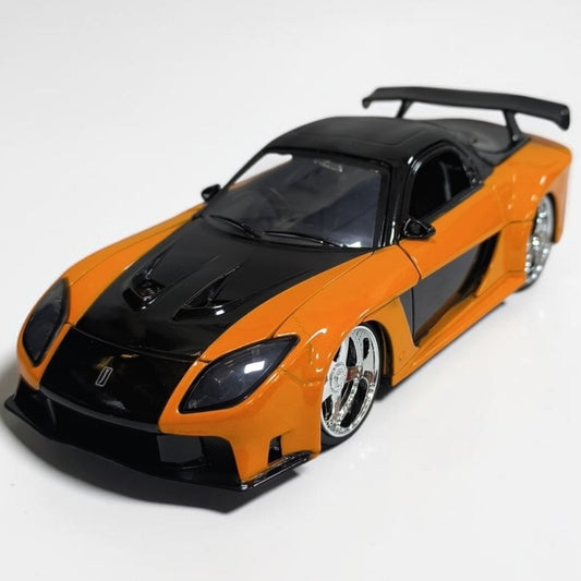 Mazda RX-7 Han Rápidos y Furiosos 1:24 Jada | Auto a Escala Tokyo Drift
