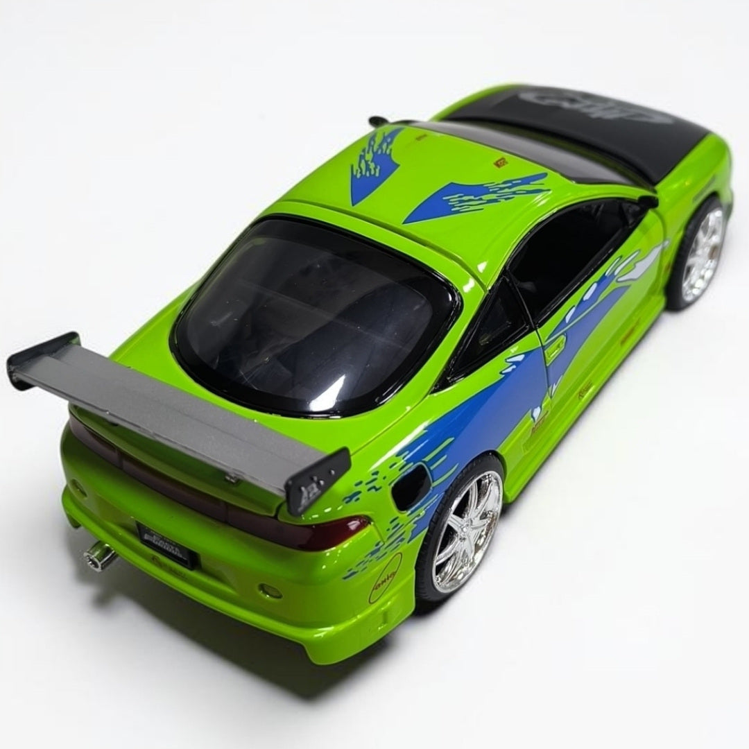 Mitsubishi Eclipse Rápidos y Furiosos 1:24 Jada | Auto a Escala de Colección