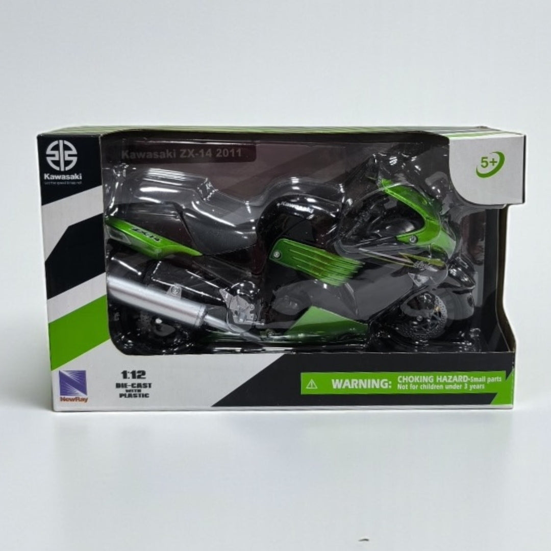 Kawasaki ZX-14 2011 Escala 1:12 – Moto Deportiva de Colección