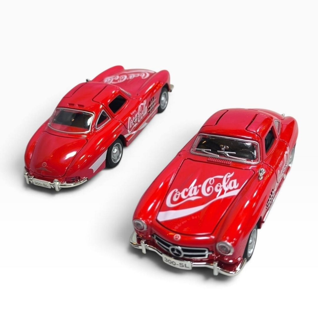 Mercedes-Benz 300 SL 1:27 Edición Coca-Cola Rojo