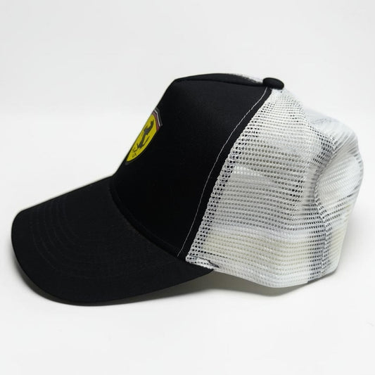 Gorra Ferrari Negra Scuderia Ferrari | Gorra Fórmula 1 Ajustable Estilo Racing