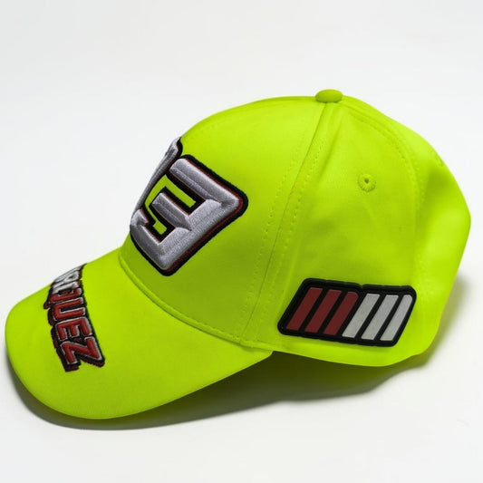 Gorra 93 Márquez Verde | Gorra MotoGP Marc Márquez Ajustable Estilo Racing