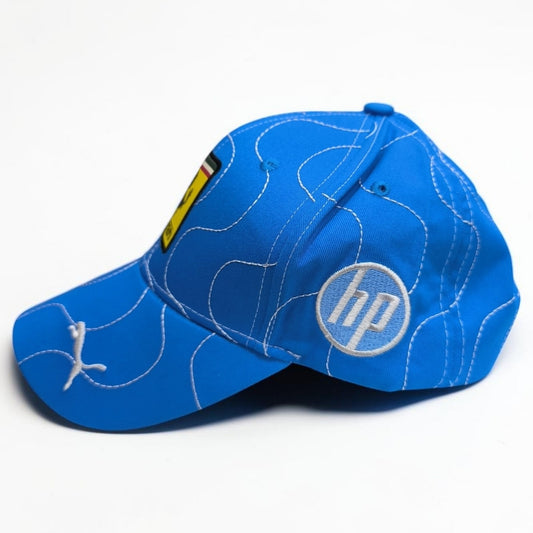 Gorra Ferrari Azul Scuderia Ferrari | Gorra Fórmula 1 Ajustable Estilo Racing