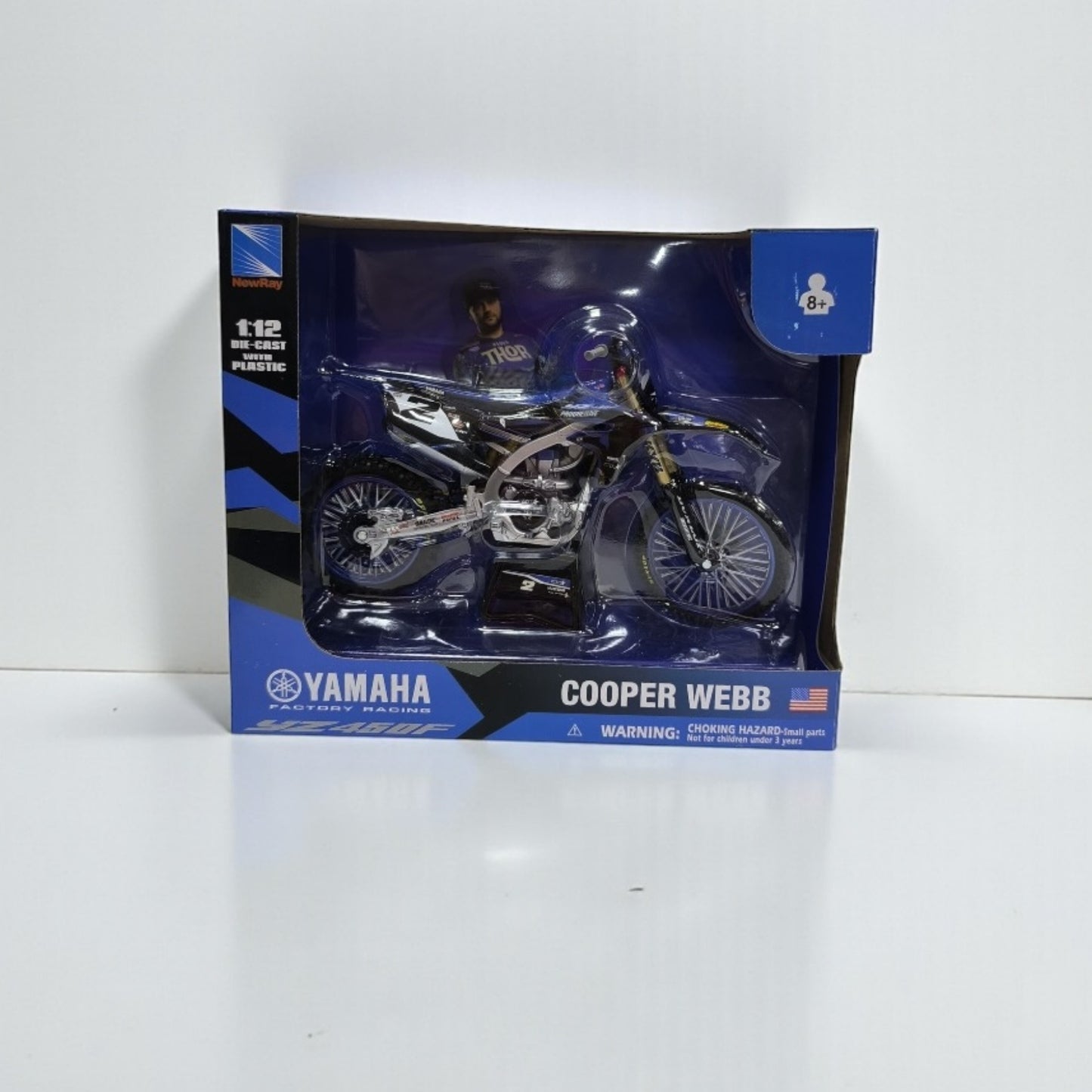 Yamaha YZ 450 Cooper Webb Escala 1:12 – Moto Motocross de Colección