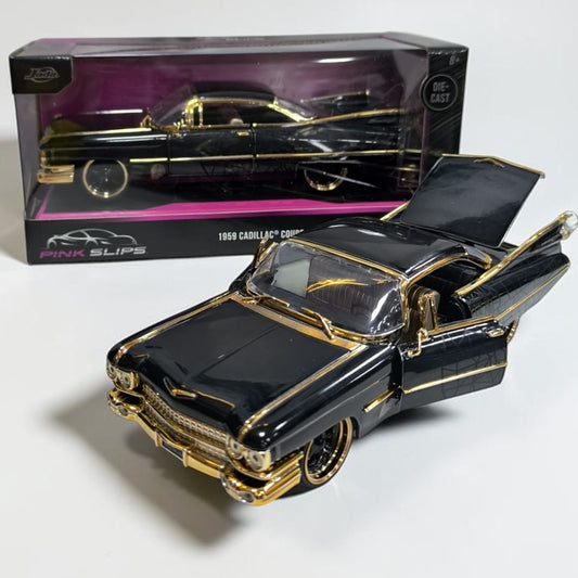 Cadillac Coupe DeVille 1959 Pink Slips 1:24 Jada | Auto Clásico de Colección
