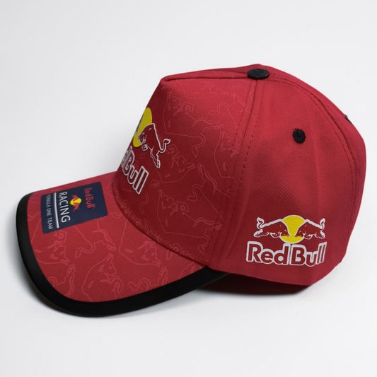Gorra Red Bull Racing Roja | Gorra Fórmula 1 Ajustable Estilo Racing