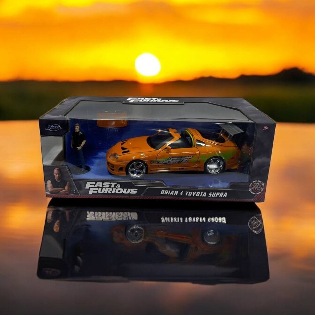 Brian's Toyota Supra 1:18 – Modelo a Escala – Deportivo de Rápidos y Furiosos