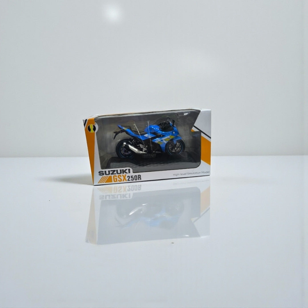 Moto Suzuki GSX 250R 1:10 – Modelo a Escala Detallado para Coleccionistas