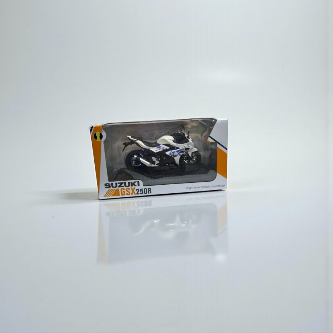 Moto Suzuki GSX 250R 1:12 – Modelo a Escala Detallado para Coleccionistas