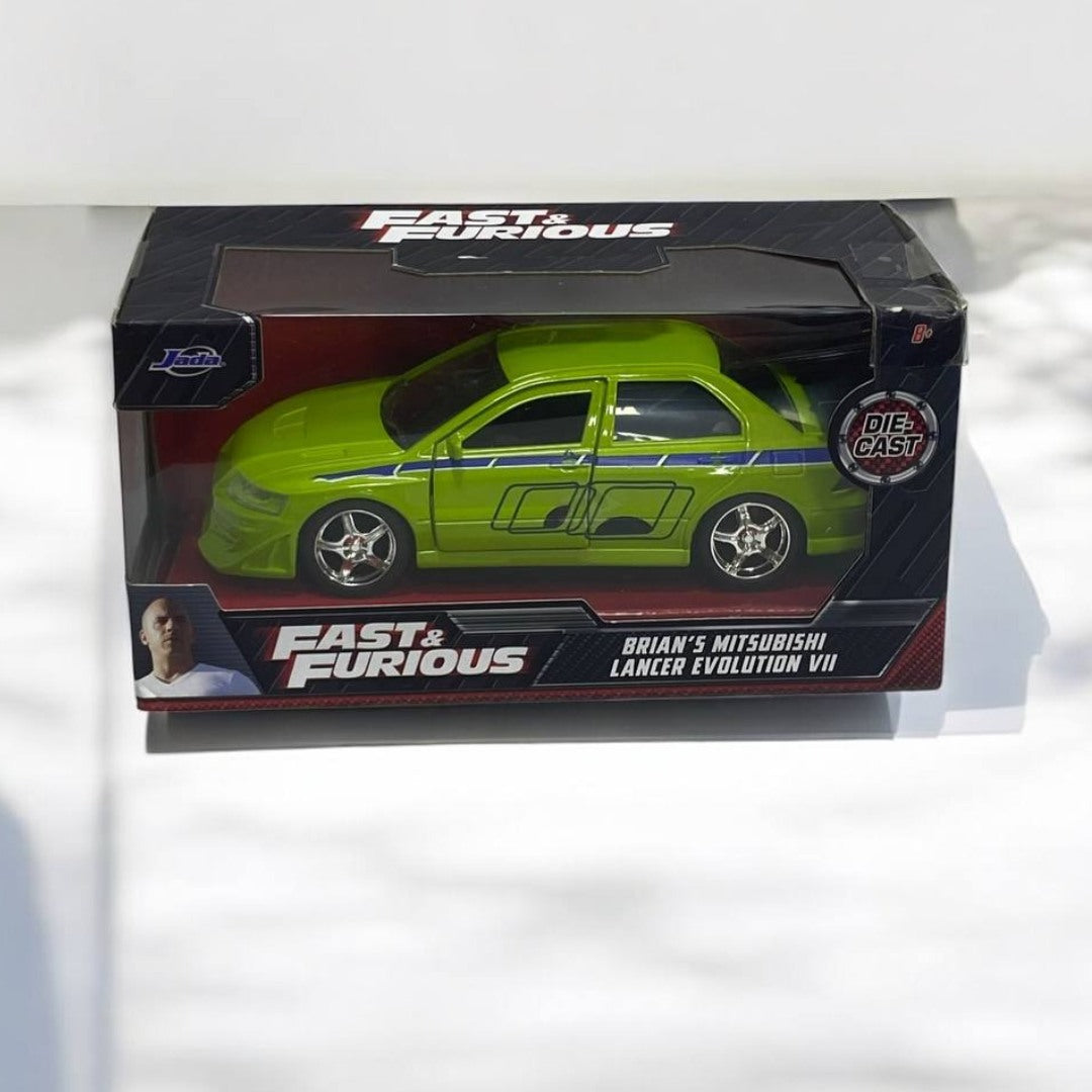 Brian's Mitsubishi Lancer Evolution VII 1:32 Rápidos y Furiosos - Modelo a Escala de Colección
