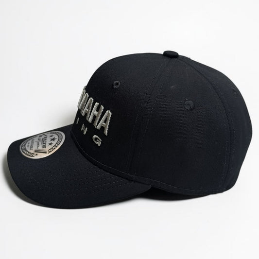 Gorra Yamaha Negra | Gorra Motorsport Ajustable Estilo Racing