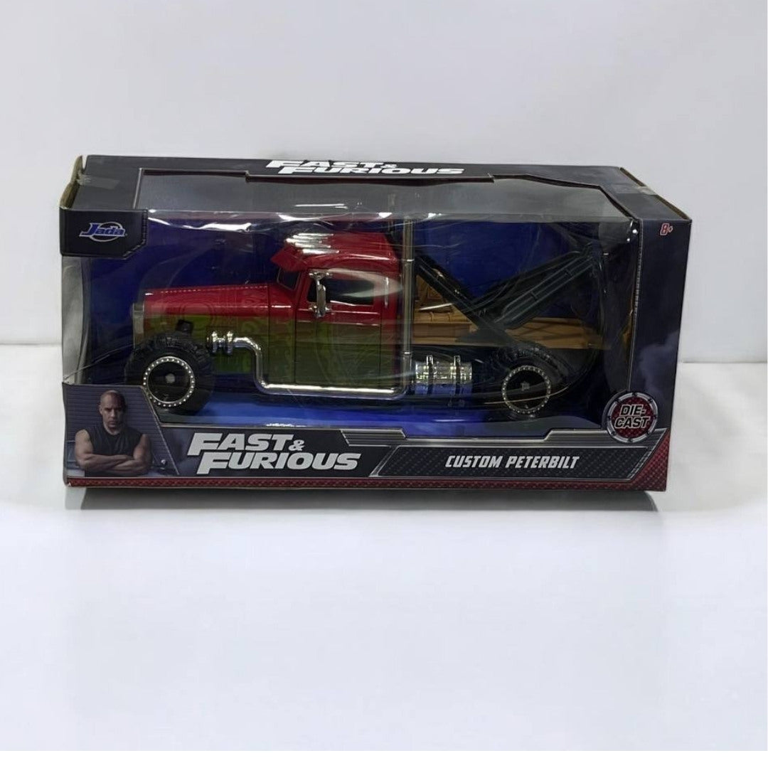 Custom Peterbilt Rapidos y Furiosos 1:24 – Modelo a Escala – Camión de Carga Emblemático en Miniatura