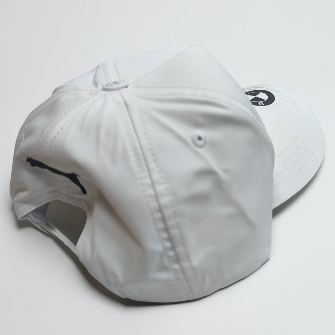 Gorra BMW Blanca | Gorra Motorsport Ajustable Estilo Deportivo