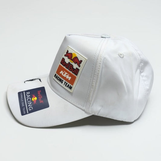 Gorra Red Bull KTM Blanca | Gorra Motorsport Motocross Ajustable Estilo Racing