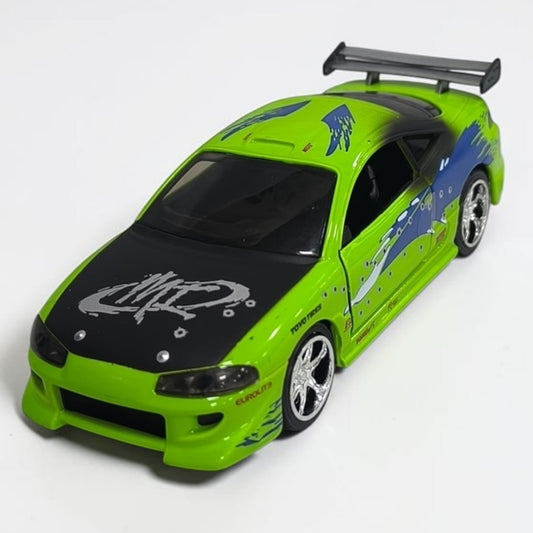 Mitsubishi Eclipse Rápidos y Furiosos 1:32 Jada | Auto a Escala de Colección