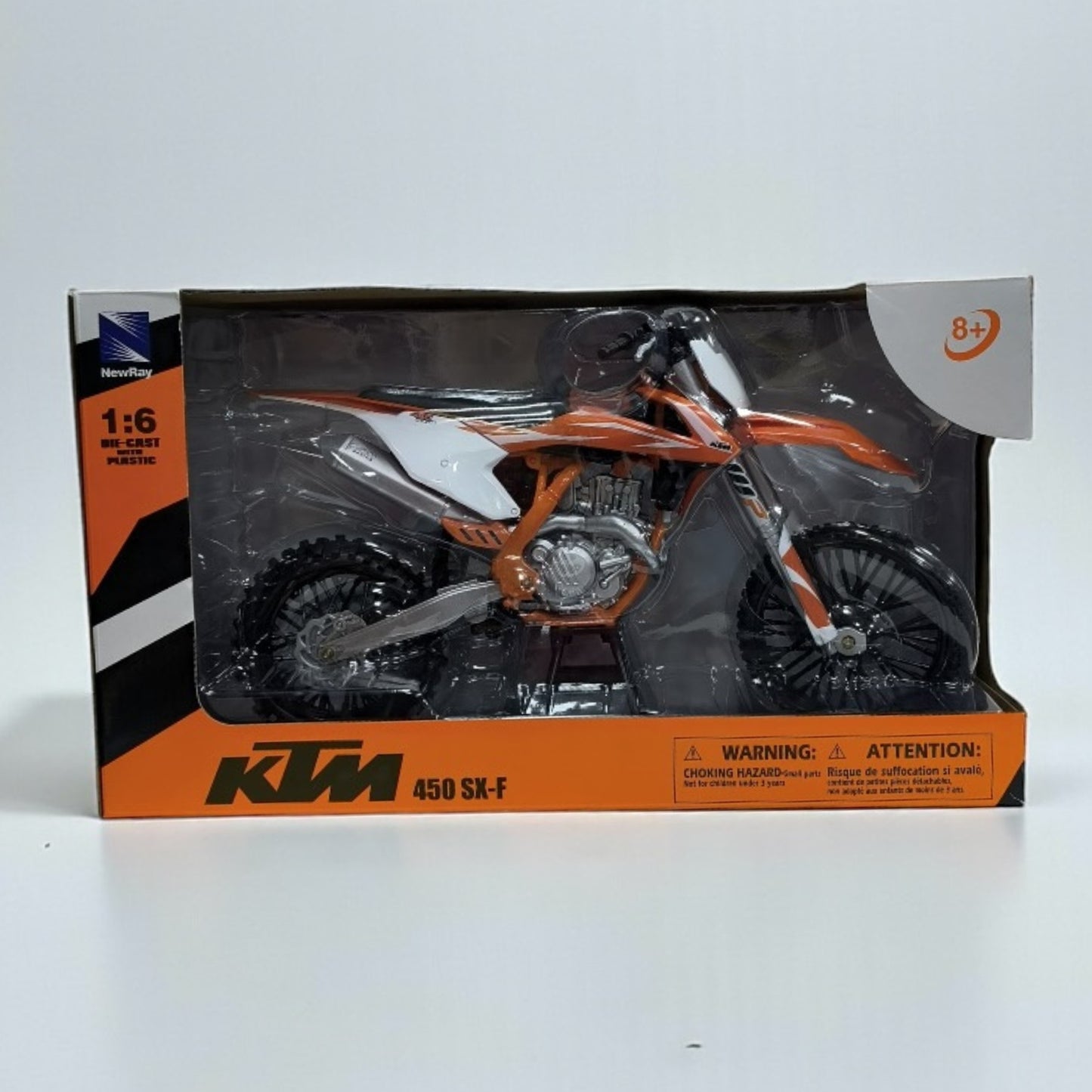 KTM 450 SX-F Escala 1:6 – Moto Motocross de Colección Premium