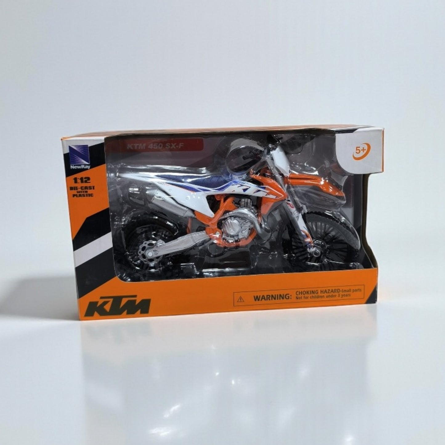 KTM 450 SX-F Escala 1:12 – Moto Motocross de Colección