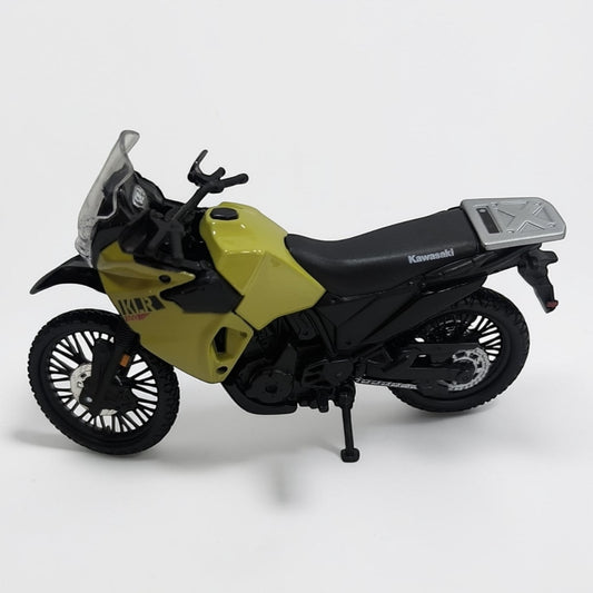 Kawasaki KLR 650 Maisto Escala 1:18 | Moto Adventure Off Road Modelo de Colección
