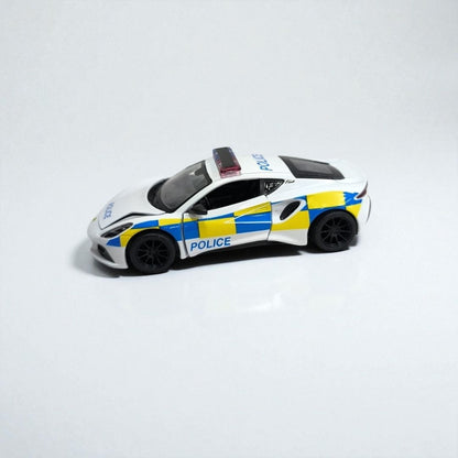 Lotus Emira Policial 1:32 – Edición de Colección en Metal | Patrulla Deportiva de Alto Rendimiento
