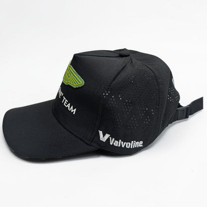 Gorra Aston Martin Negra | Gorra Fórmula 1 Ajustable Estilo Racing