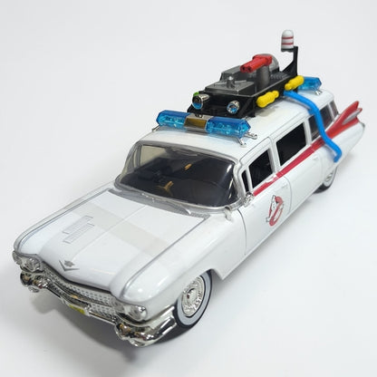 Ecto-1 Cazafantasmas Jada Escala 1:24 | Ghostbusters Auto de Película Modelo de Colección