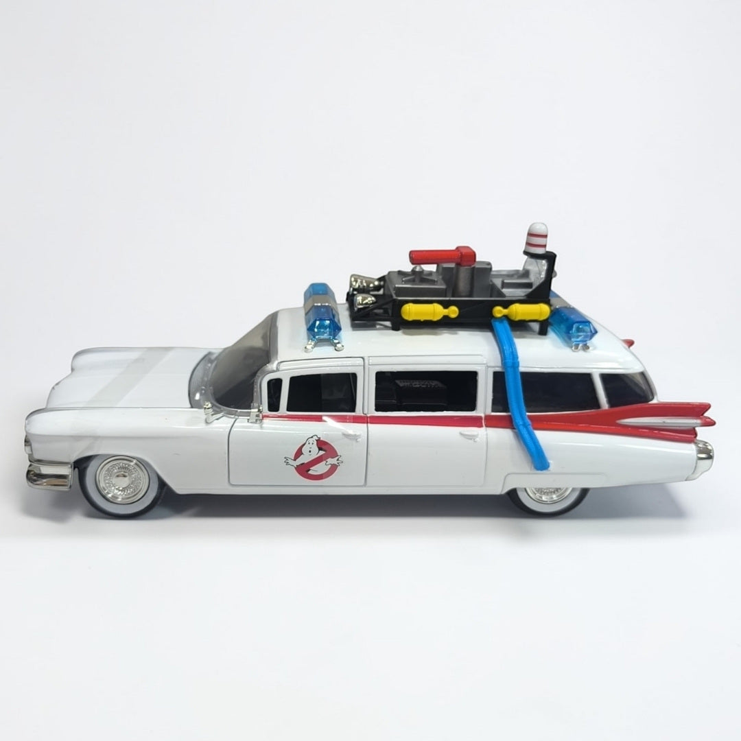 Ecto-1 Cazafantasmas Jada Escala 1:24 | Ghostbusters Auto de Película Modelo de Colección