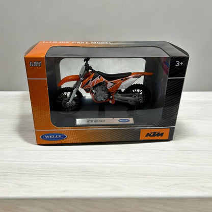 Modelo a Escala KTM 450 SX-F 1:18 - Réplica Detallada de una Leyenda del Motocross