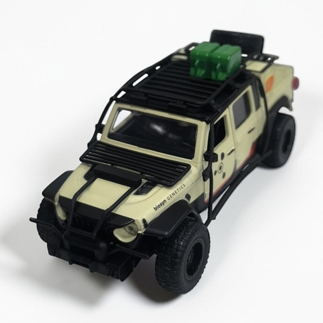 Jeep Gladiator Jurassic World Escala 1:32 | Camioneta de Película Modelo de Colección