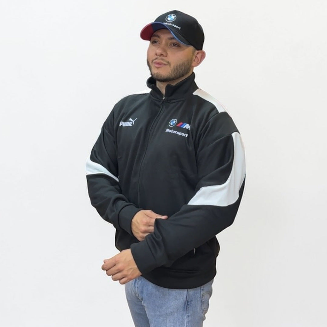 Chaqueta BMW Motorsport Negra – Chaqueta Racing de Automovilismo Premium