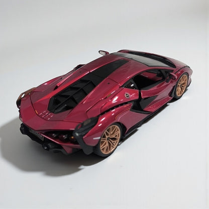 Lamborghini Sián 1:18 Rojo – Hiperdeportivo Futurista en Edición de Lujo