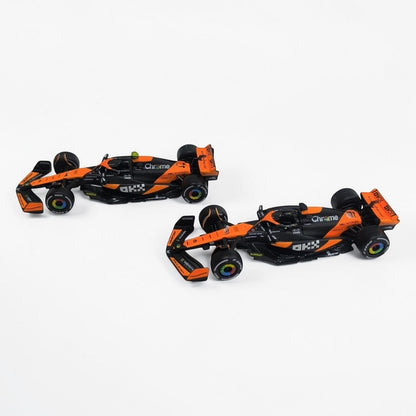 McLaren MCL38 Miami Grand Prix 2024 #4 y #81 Escala 1:43 – Edición Especial Fórmula 1