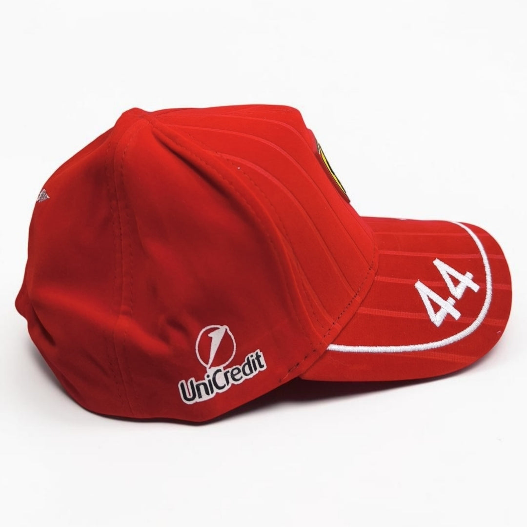 Gorra Ferrari Hamilton #44 | Scuderia Ferrari Fórmula 1 Estilo Campeón Ajustable