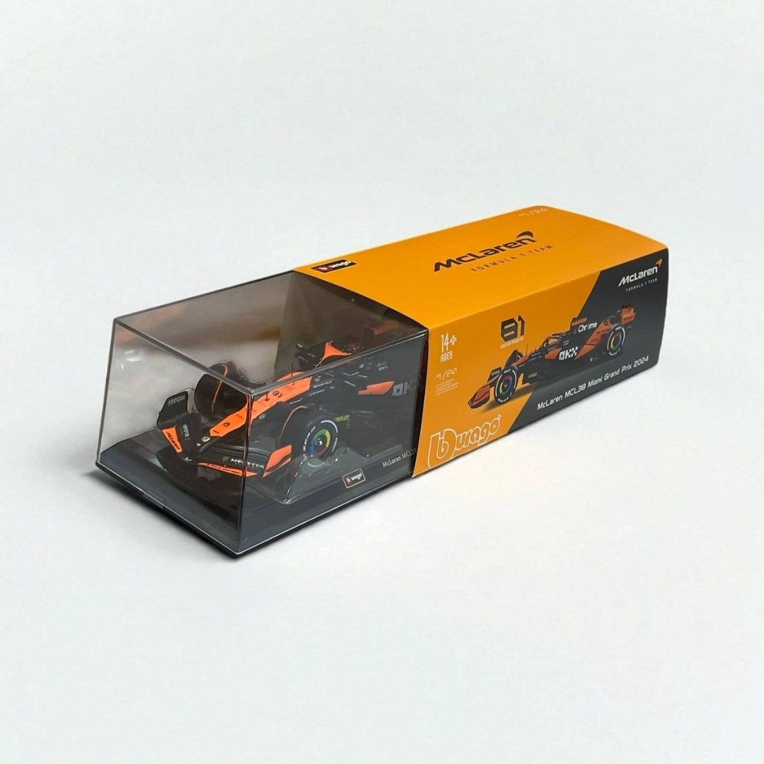 McLaren MCL38 #81 Oscar Piastri – Auto a Escala 1:24 de Colección