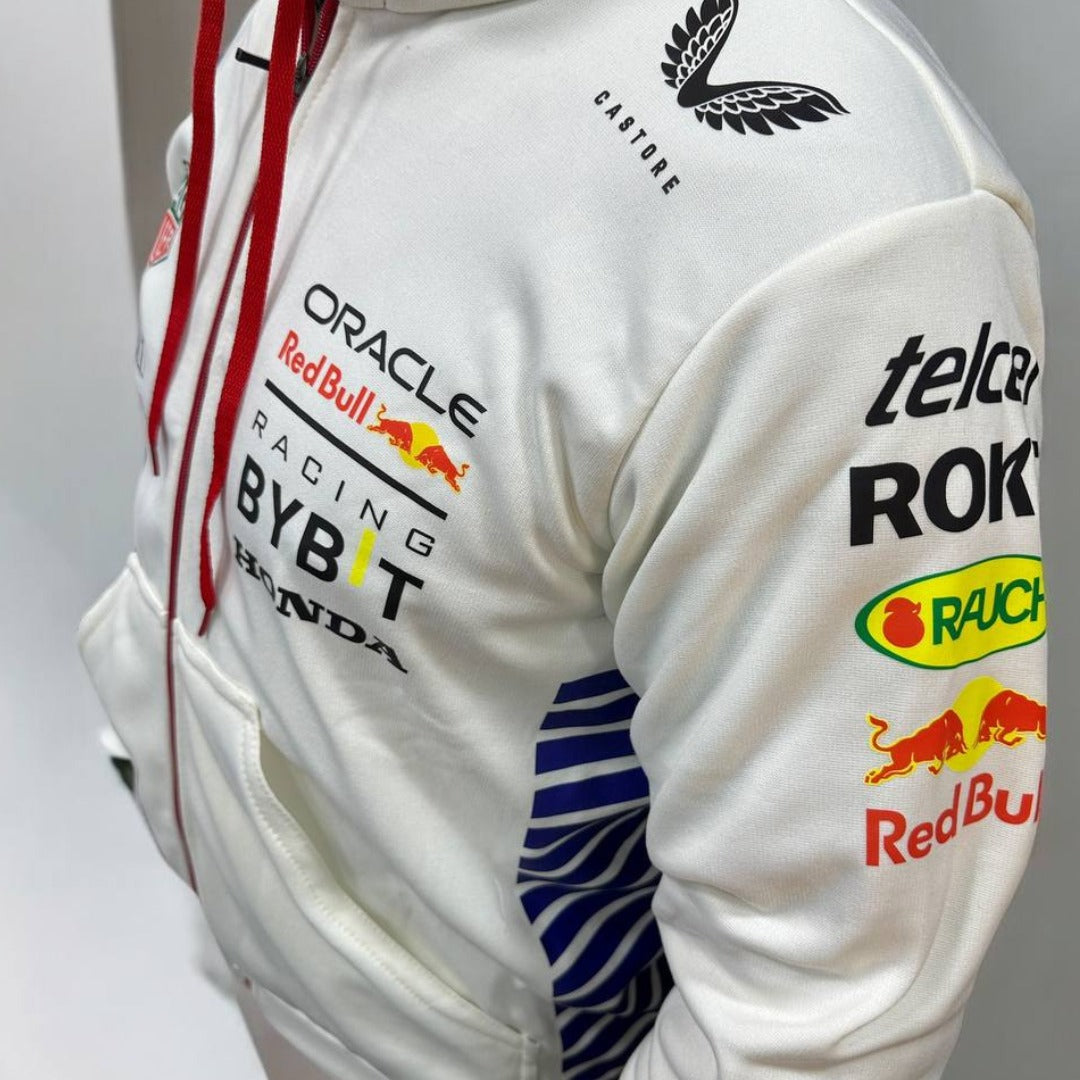 Chaqueta Oficial Red Bull Racing – Energía y Estilo de Campeón