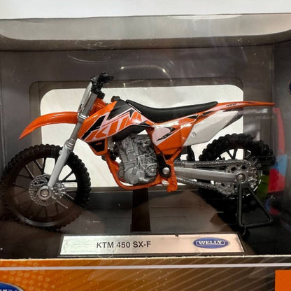 Modelo a Escala KTM 450 SX-F 1:18 - Réplica Detallada de una Leyenda del Motocross