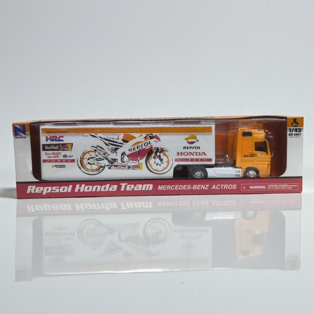 Mercedes-Benz Actros Repsol Honda Team Escala 1:43 – Camión Motorsport de Colección