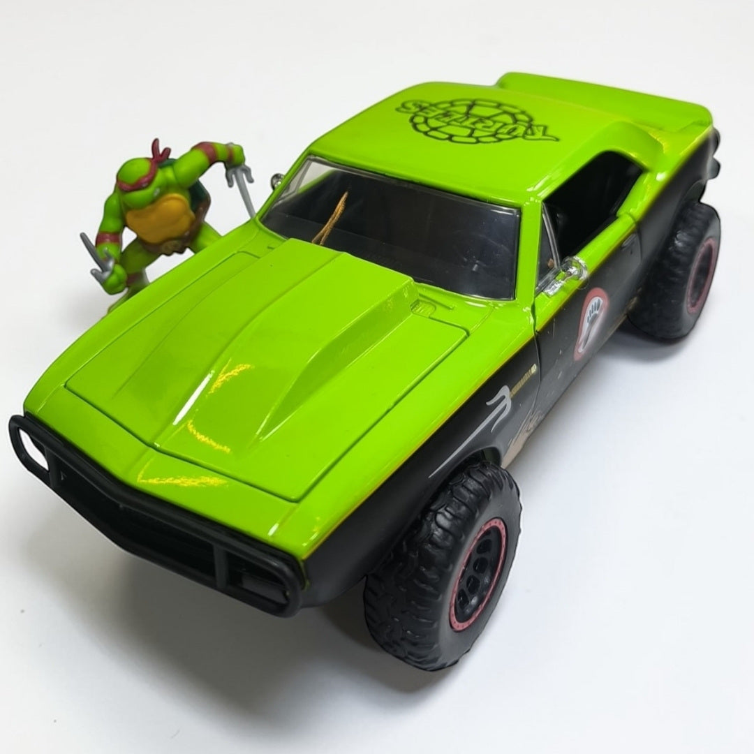 Chevrolet Camaro 1969 Off-Road Tortugas Ninja Escala 1:24 | TMNT Modelo de Colección