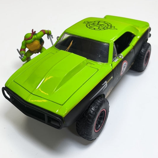 Chevrolet Camaro 1969 Off-Road Tortugas Ninja Escala 1:24 | TMNT Modelo de Colección