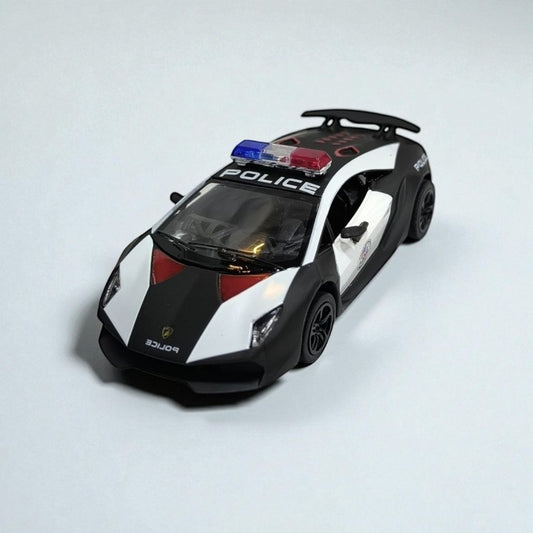 Lamborghini Sesto Elemento Policial 1:32 – Edición de Colección en Metal | Superdeportivo de Elite
