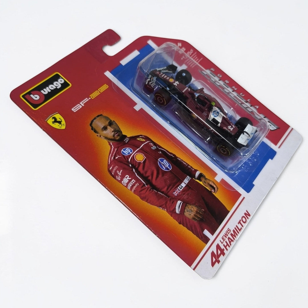 Bburago Ferrari SF-25 Lewis Hamilton #44 Escala 1:64 – Auto Fórmula 1 de Colección